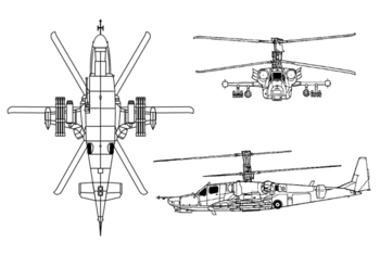 350px Kamov Ka 50 Hokum graphic Tổng quan trực thăng Kamov Ka 50